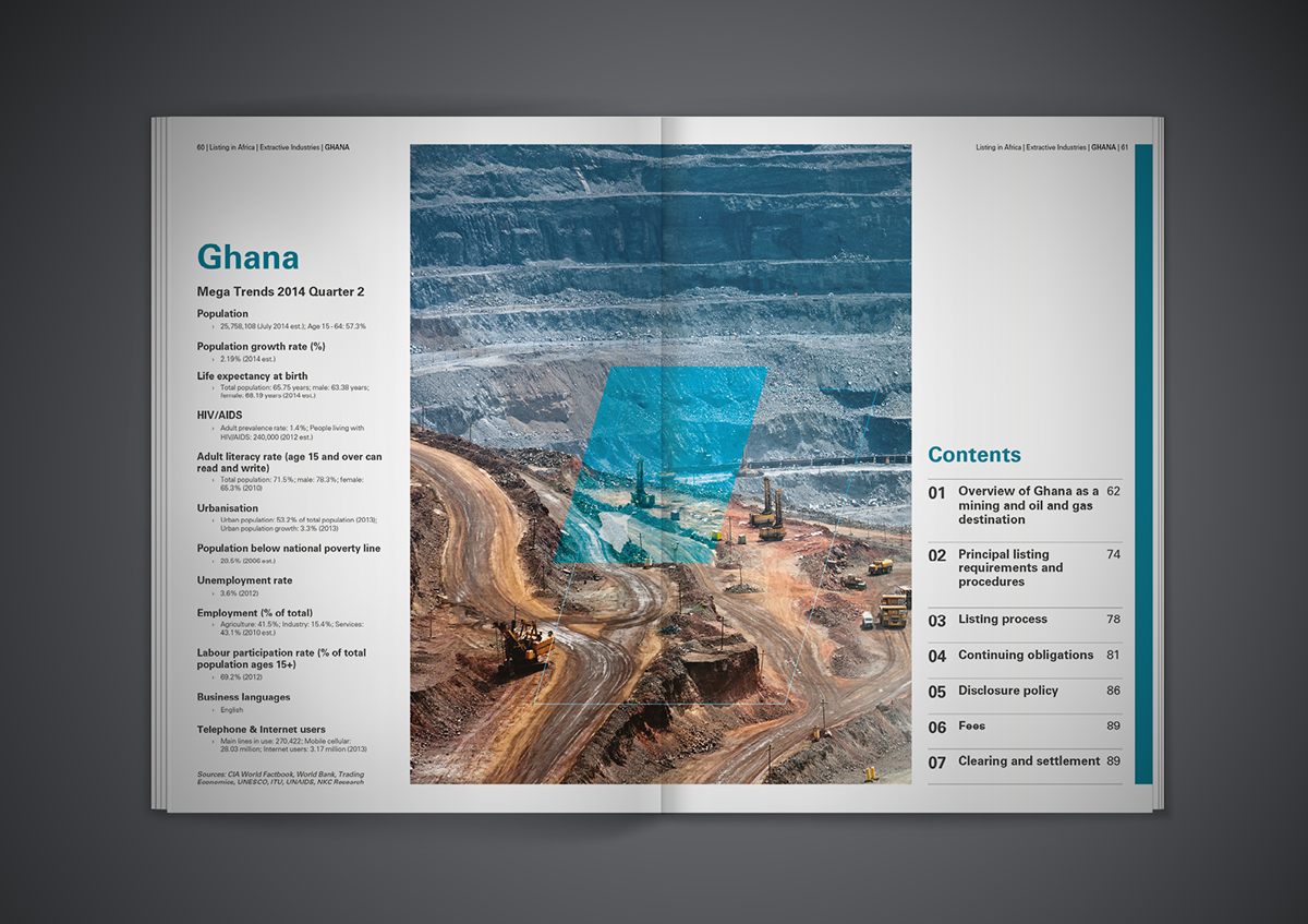 layout and design Mining Africa Listing kpmg