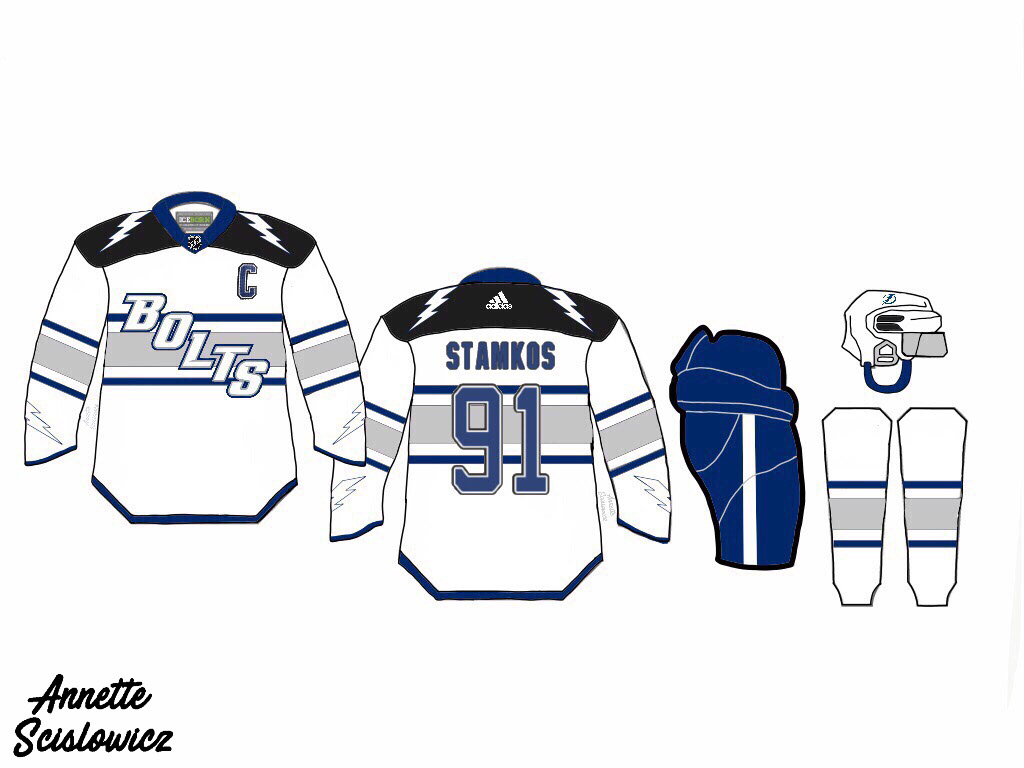 Tampa Bay Lightning jersey concept! - - - #nhl #tampa #tampabay # tampabaylightning #tblightning #tbl #gobolts #hockey #florida #fl #fla…