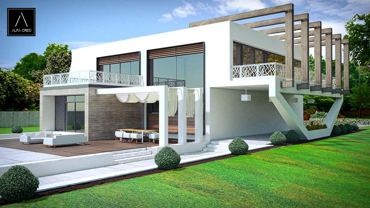 home design contemporary house design house modern house alfa creo alfacreo 3D HOUSE DESIGN 3D house modern