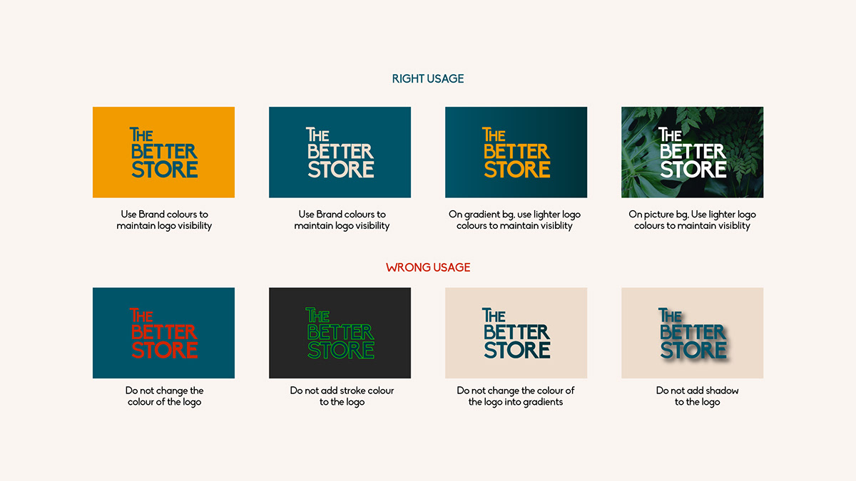 brand identity food store healthy identity Logo Design natural organic The Better store