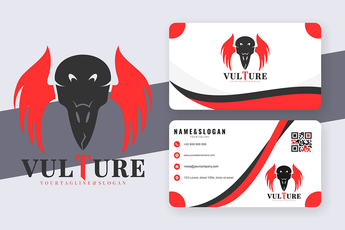logo design brand identity Logo Design Graphic Designer Advertising  Vulture Logo Design