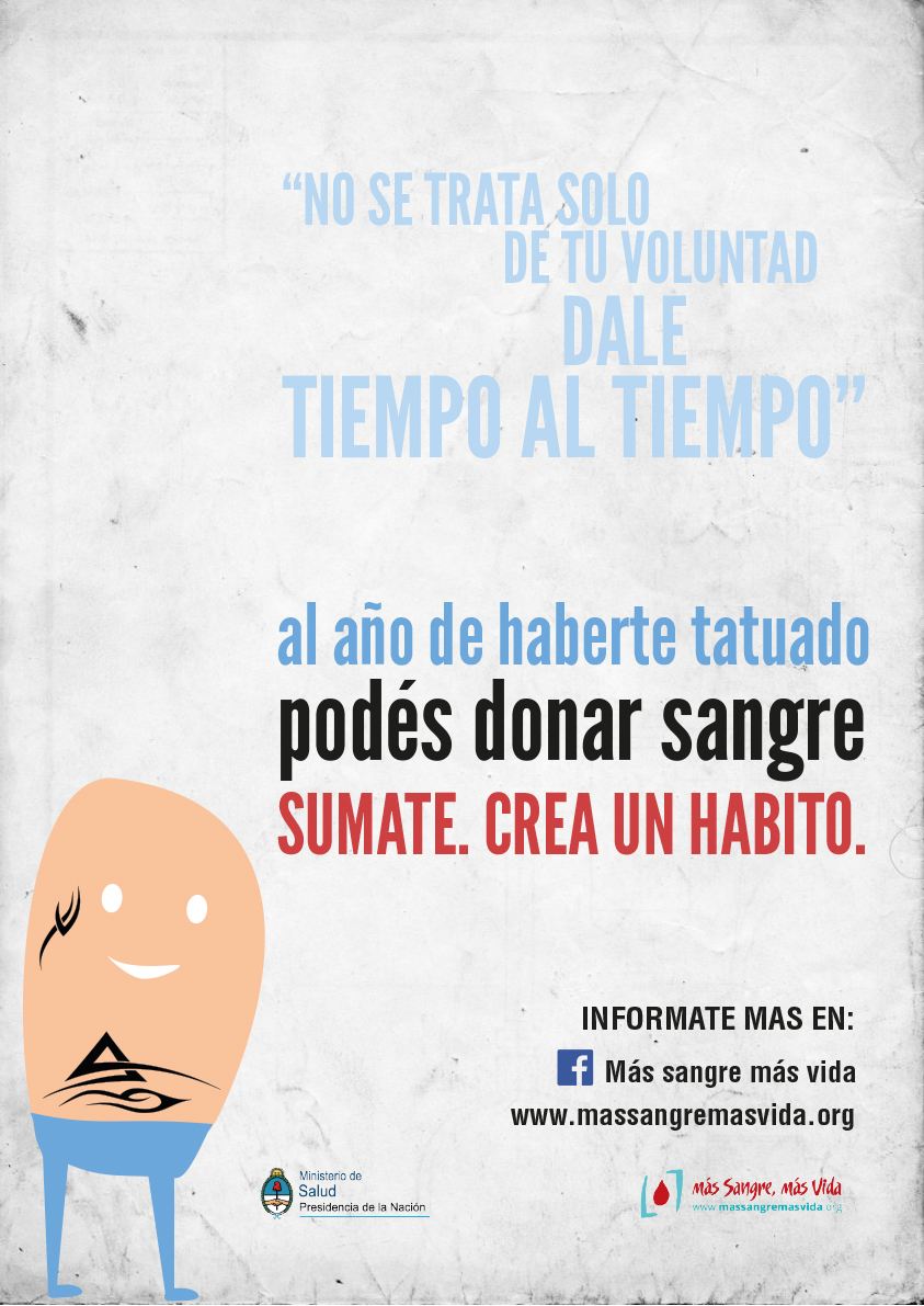 poster afiche Campaña campaing donation social blood print infografia infographic