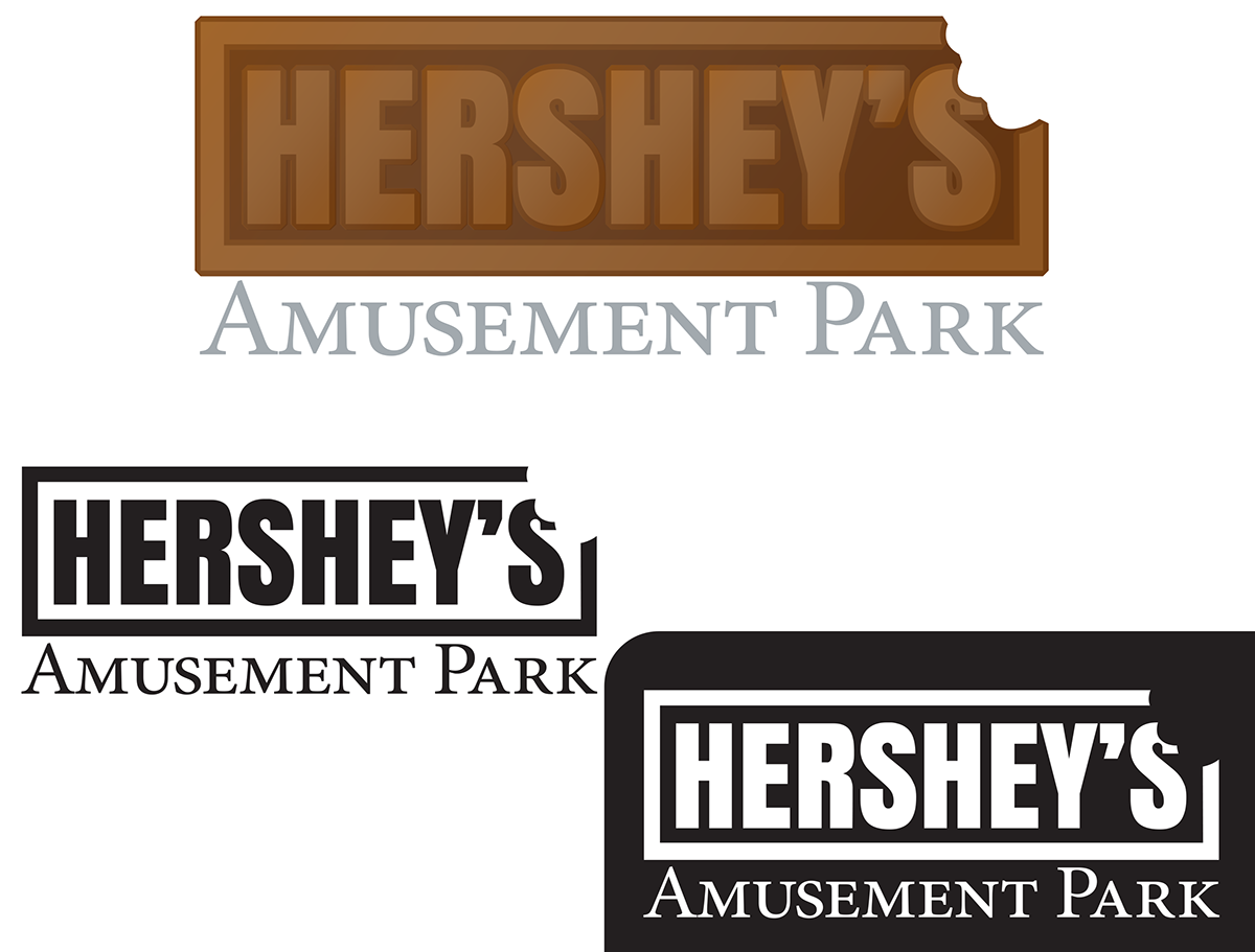 graphic design  Hershey's Chocolate environmental design wayfinding