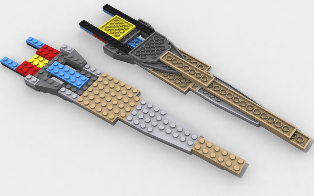 LEGO X-wing star wars 3ds max