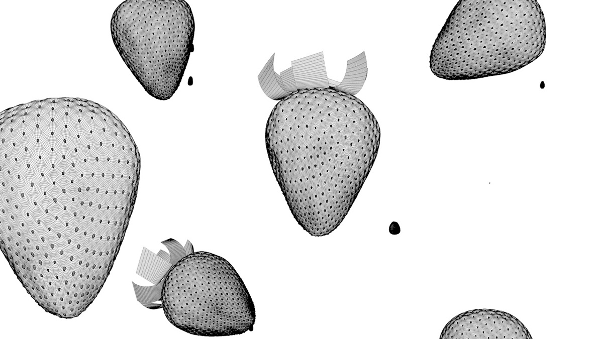 fruits 3D c4d motion design UV modeling Ae nauma A13 