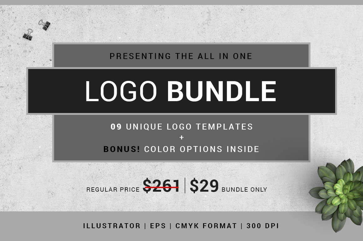 logo template templates Illustrator bundle offer creative eco brain green cloud fitness Food  idea geek key