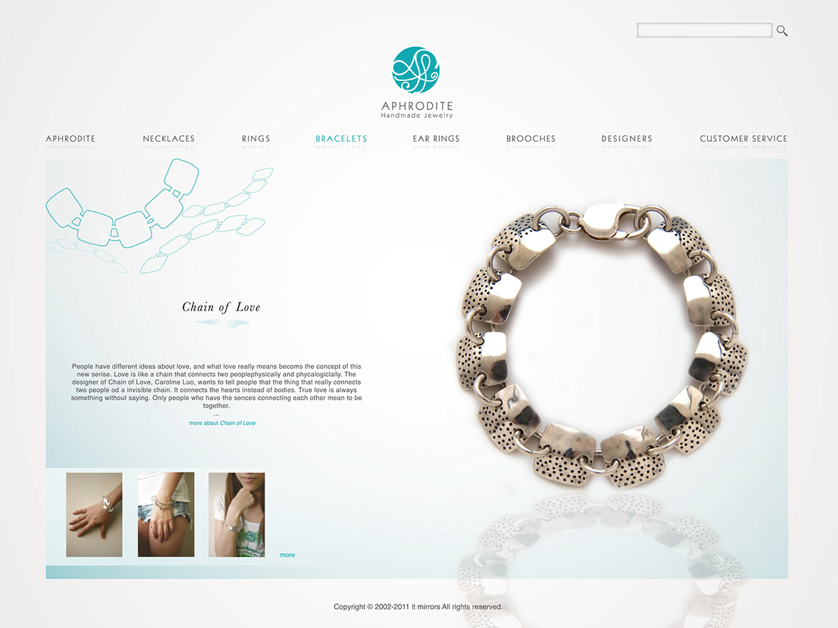 Aphrodite web interface  branding