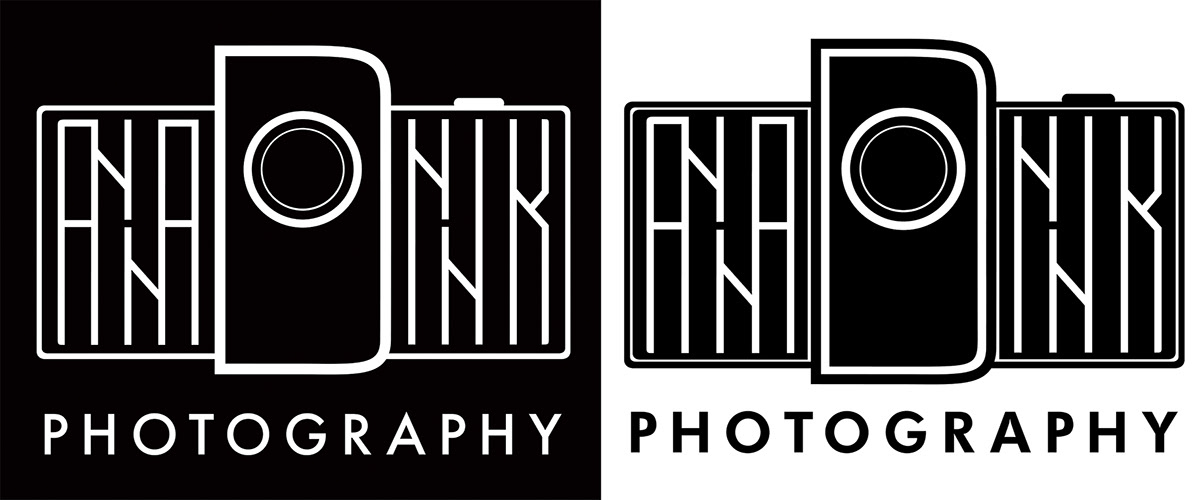 logo personal logo identity black White black/white logo photphographer