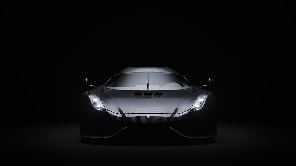 car CGI Koenigsegg automotive   productdesign product carbonfiber carbon Sweden