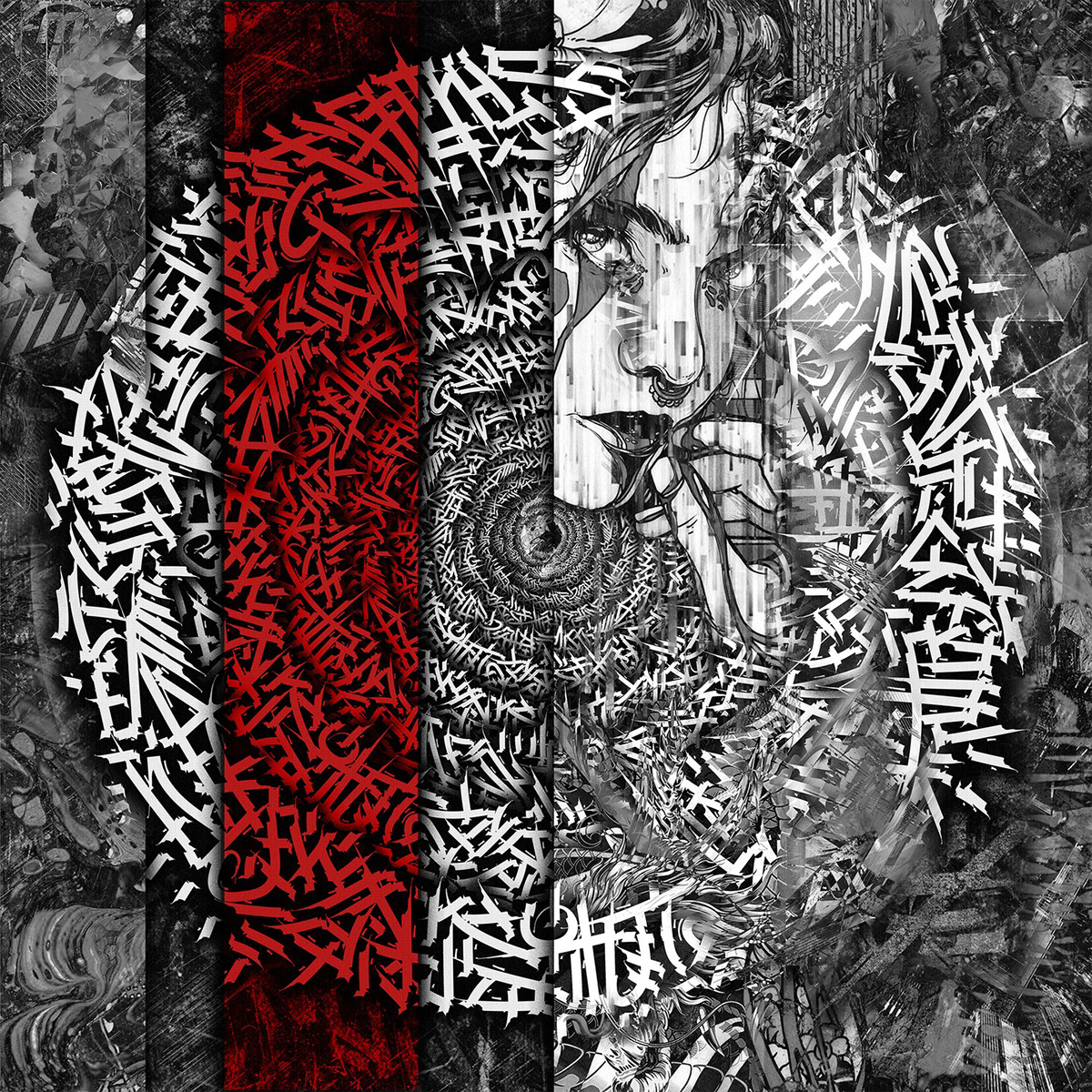 abstract calligraffiti Calligraphy   font Graffiti Handstyle lettering ONIKORE psichedelic tribal