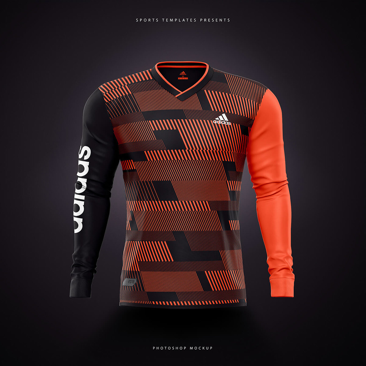 Adidas Football / Soccer shirt builder PSD template on Pantone Canvas