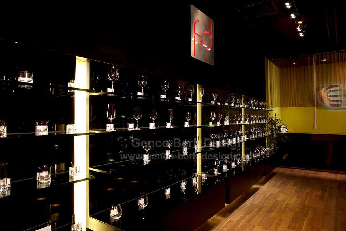 Retail  energy saving  lighting  LED  shanghai store  Wood LED Lighting  china  Showroom  modern glass concept  flagship