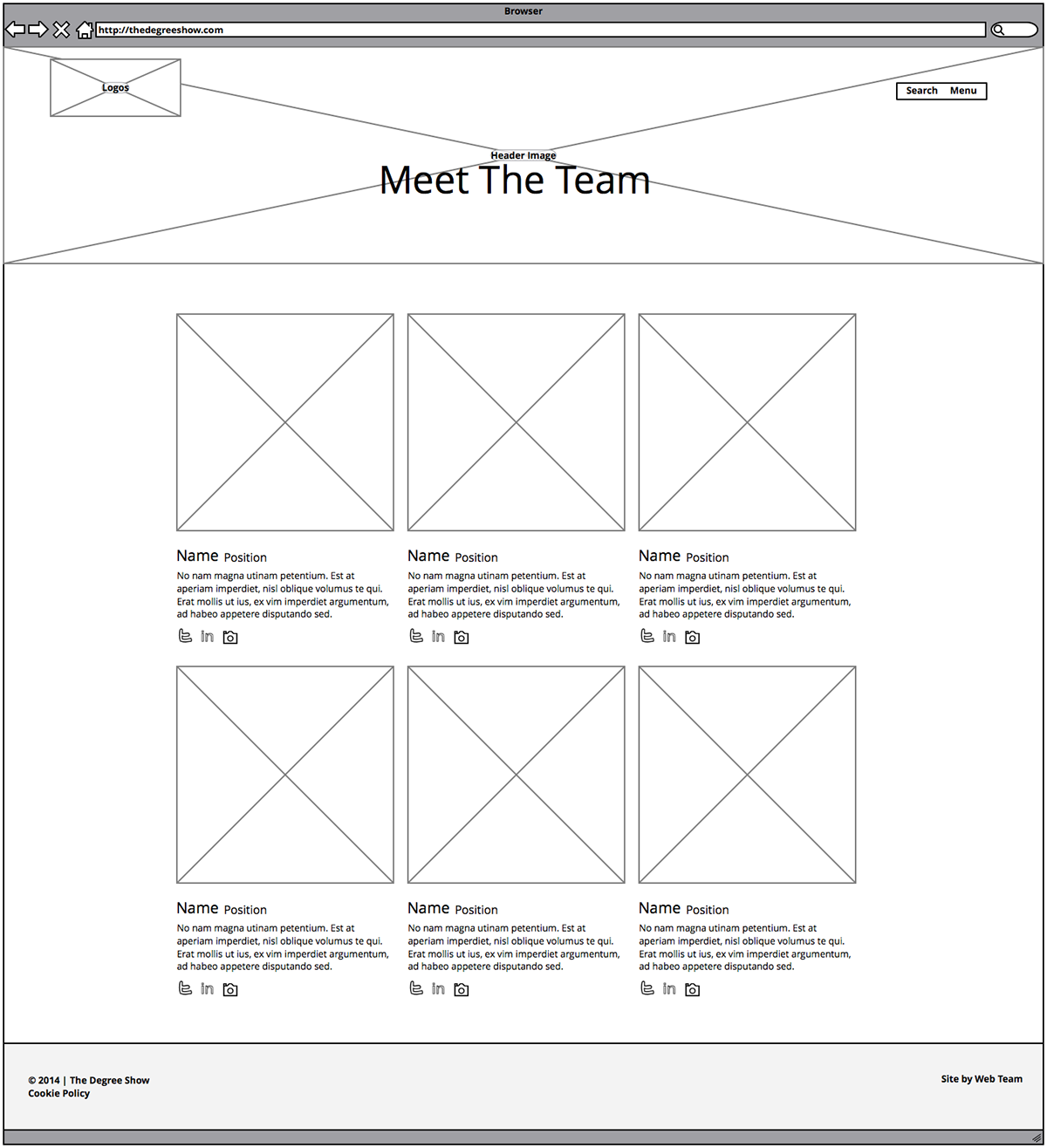 the degree show design wireframes mockups ux