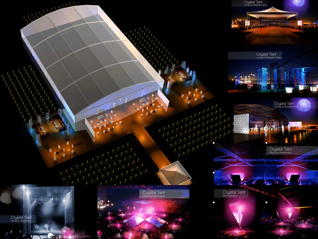 Event Production conceptualisation scenography design ruby 40 years anniversary STAGE DESIGN Abu Dhabi