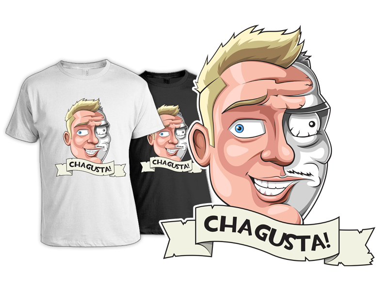 ChaBoyyHD shirt design apparel illustrating vector t-rex Meme Mattyjay Mattias Johansson brand ink wacom