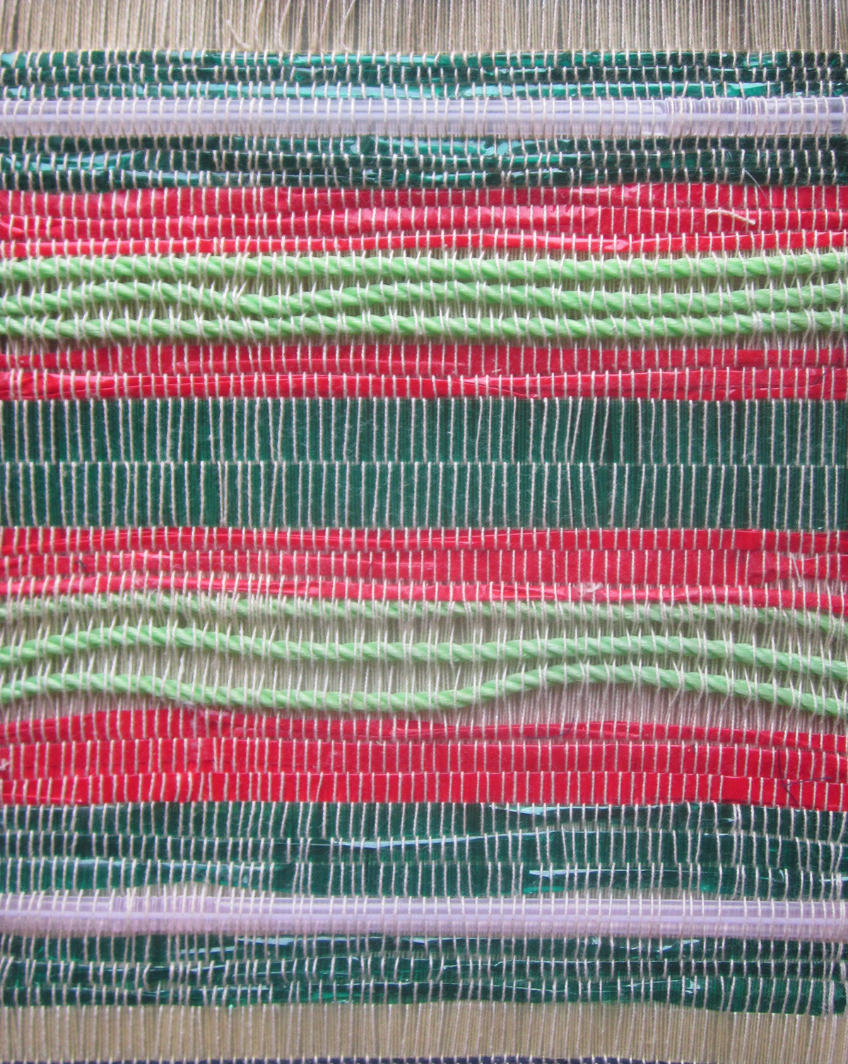 rubber paper plastic Creative weaving plain weave