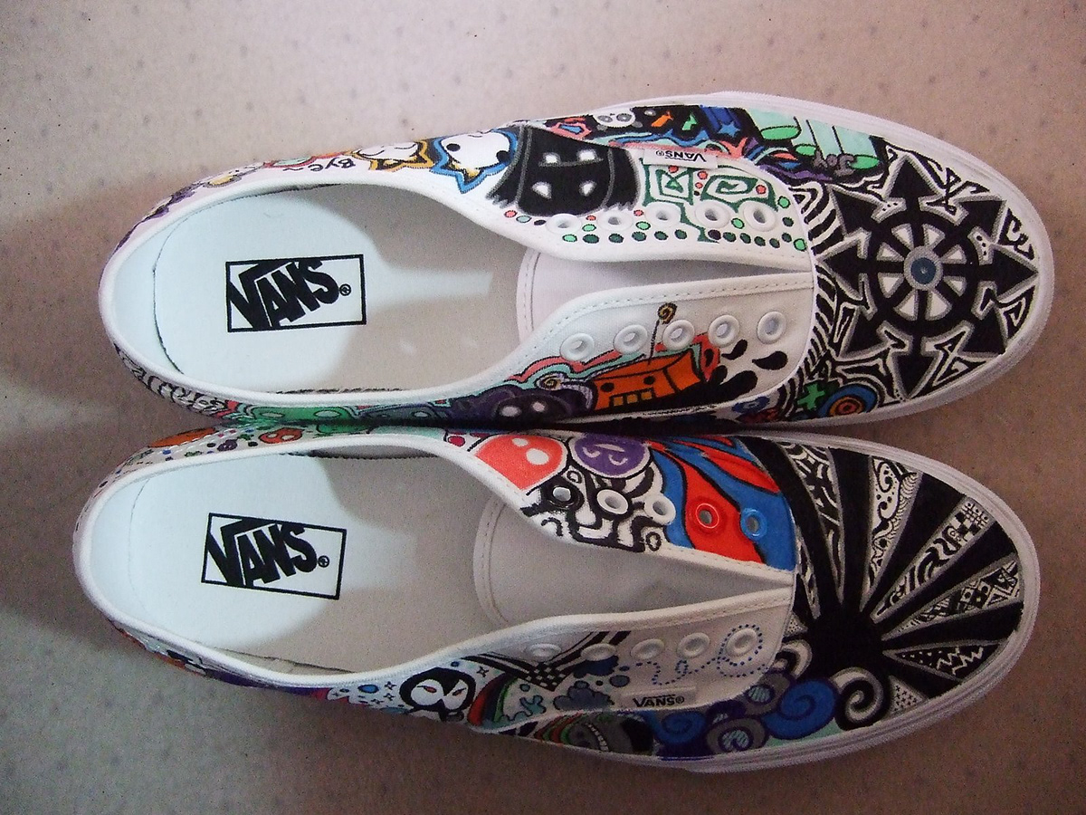 custom shoe art