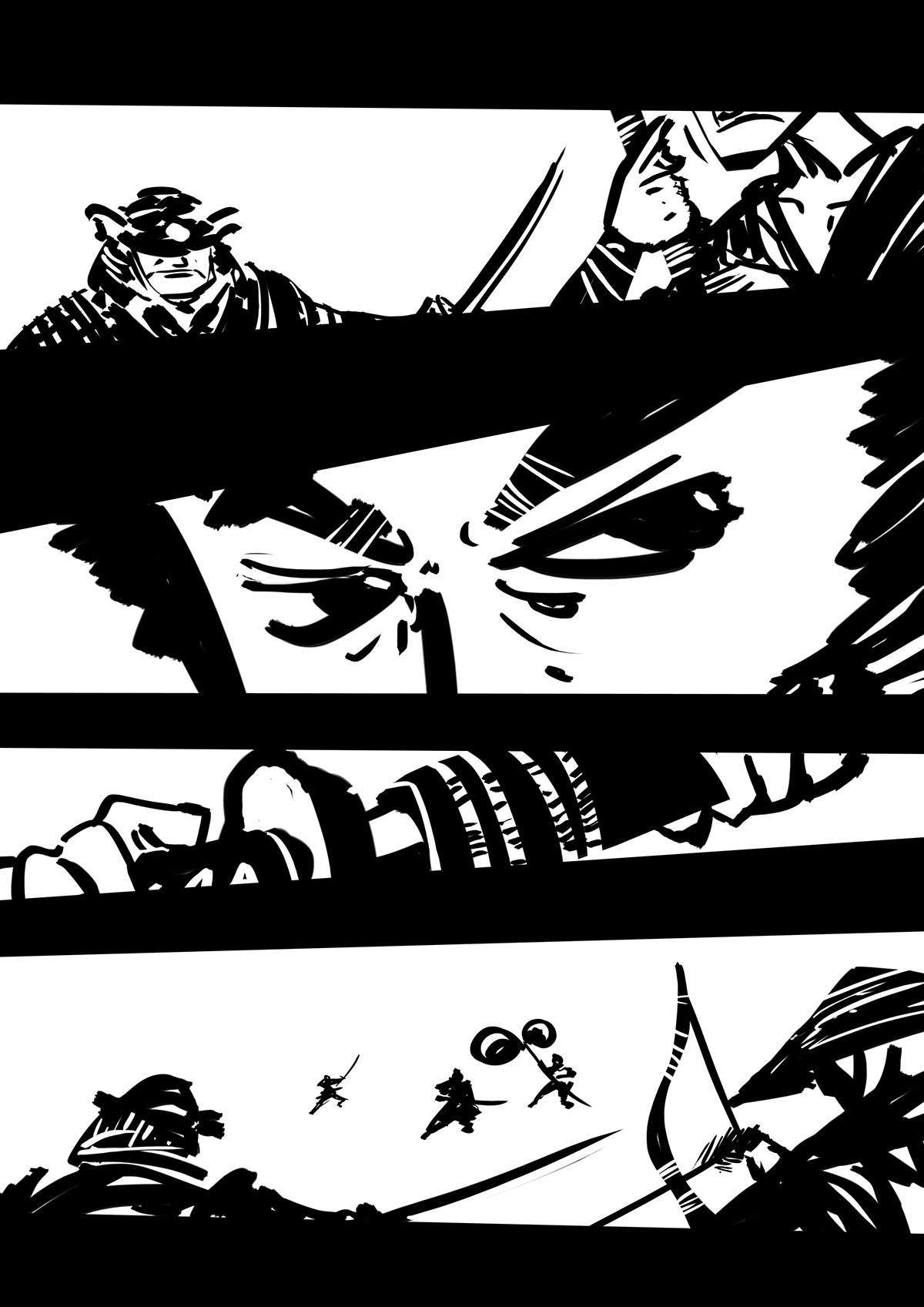 samurai sketch quick caligraph