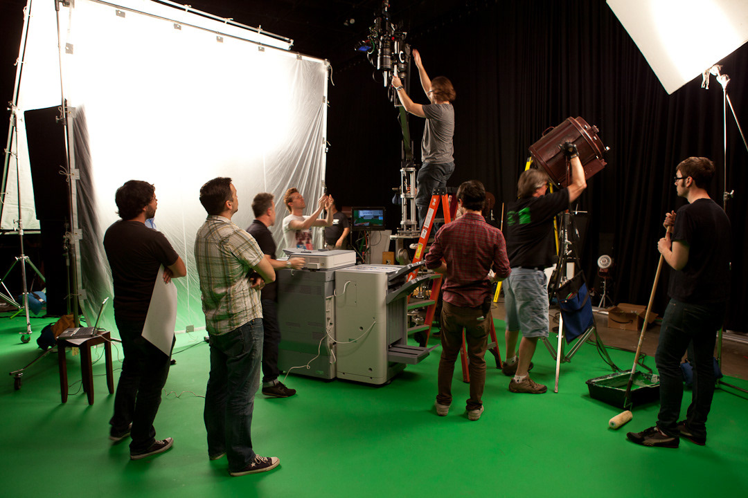 compositing green screen Samsung east side stages