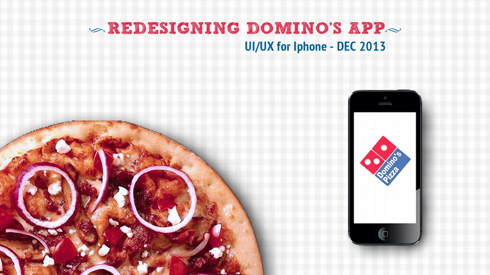 domino Pizza redesign ios