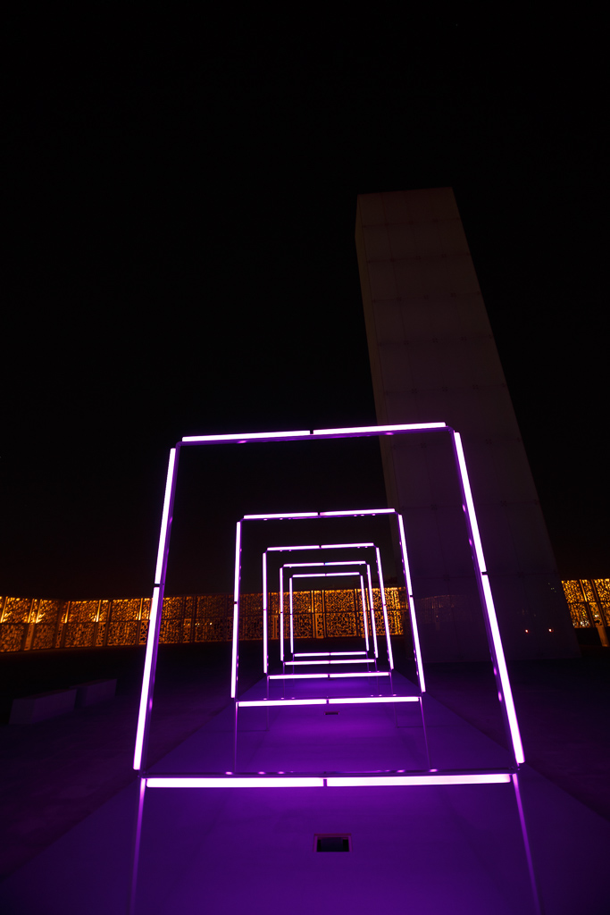 instalation lights doha Qatar play Wise