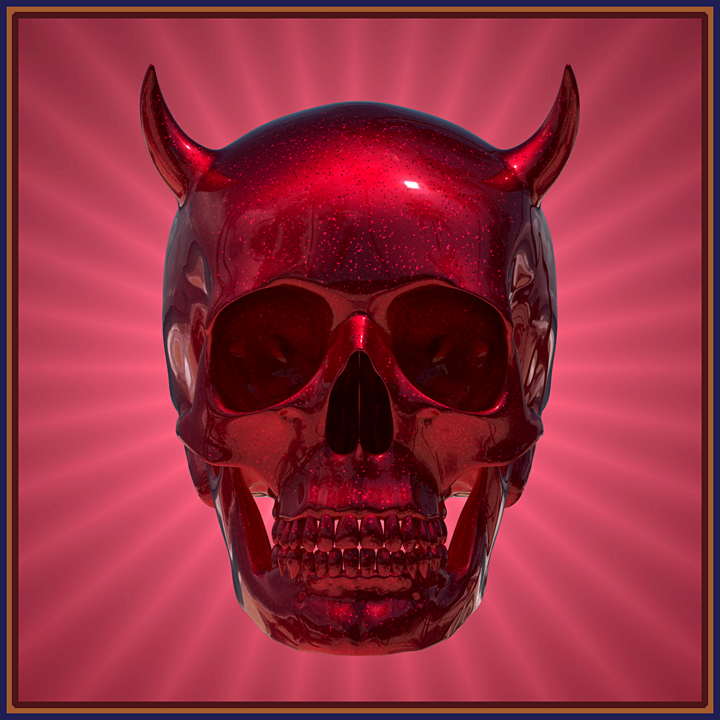 animation  skull Skull art diamonds devil 3D motion graphics 
