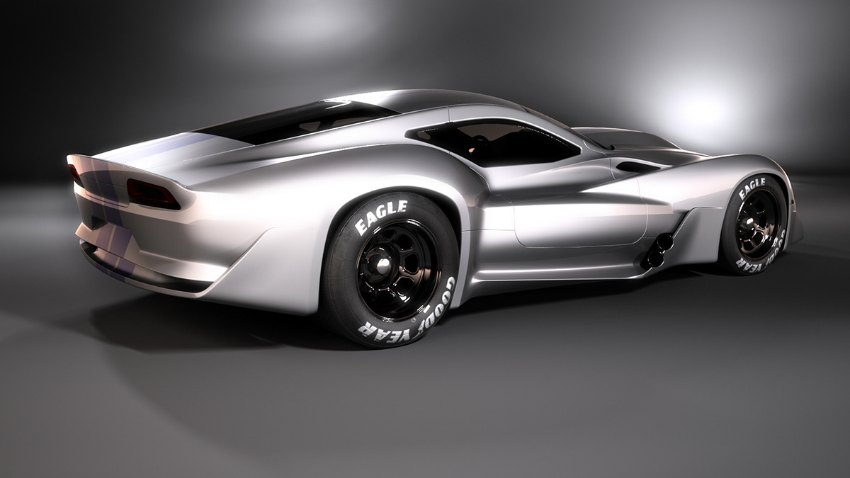 shelby Ford car concept muscle coupe