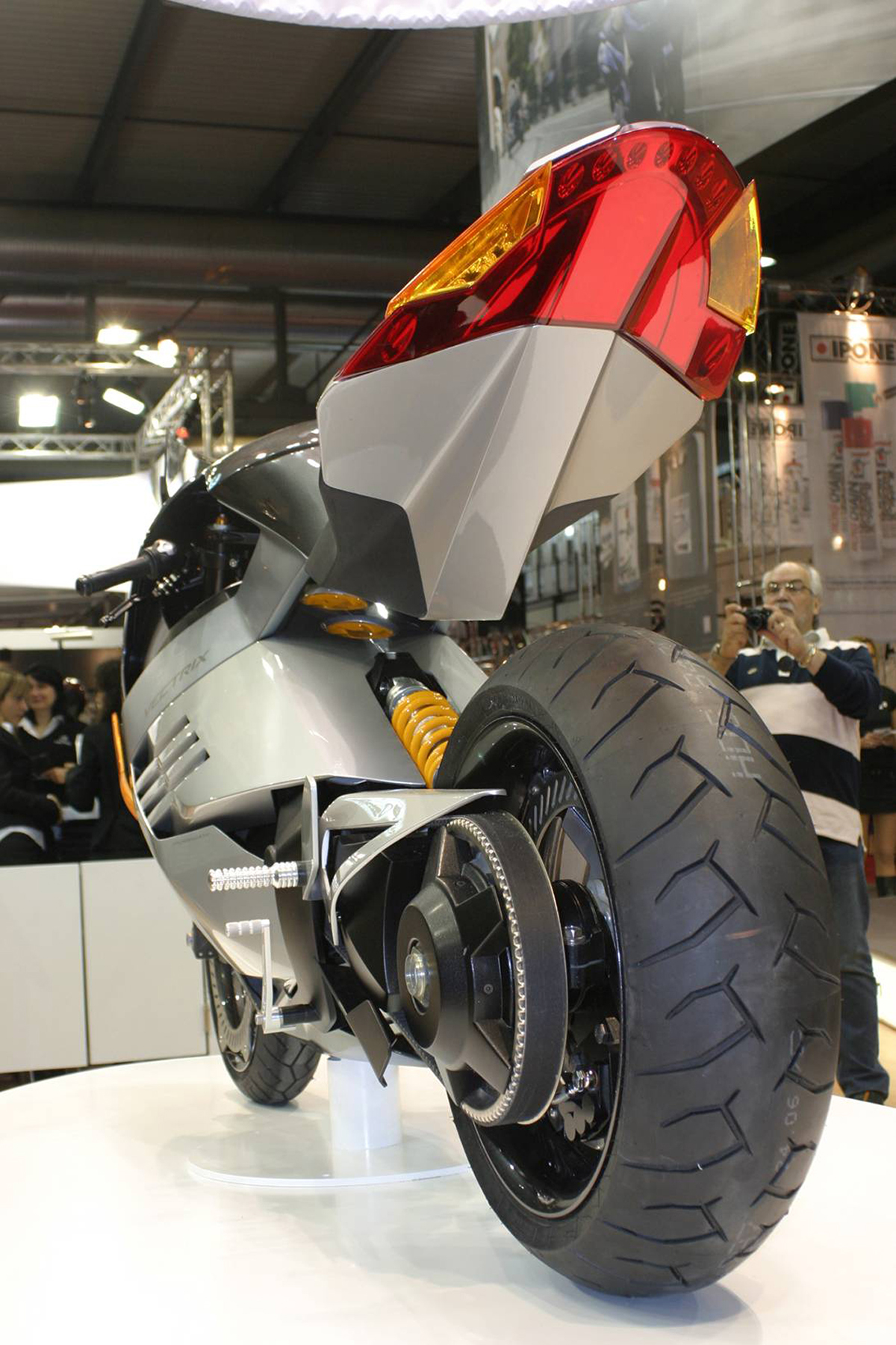 prototype motorcycle electric show model