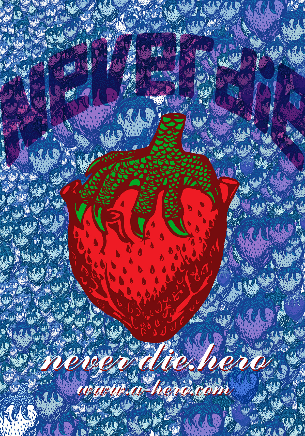 neverdiehero! tee t-shirt graphic design art