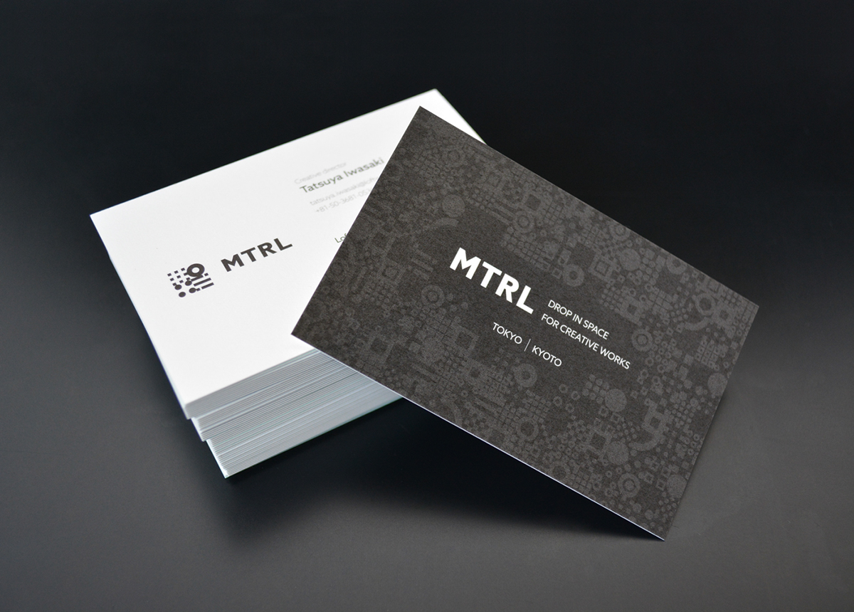 MTRL identity logo kyoto japan tokyo fab black minimal coworking
