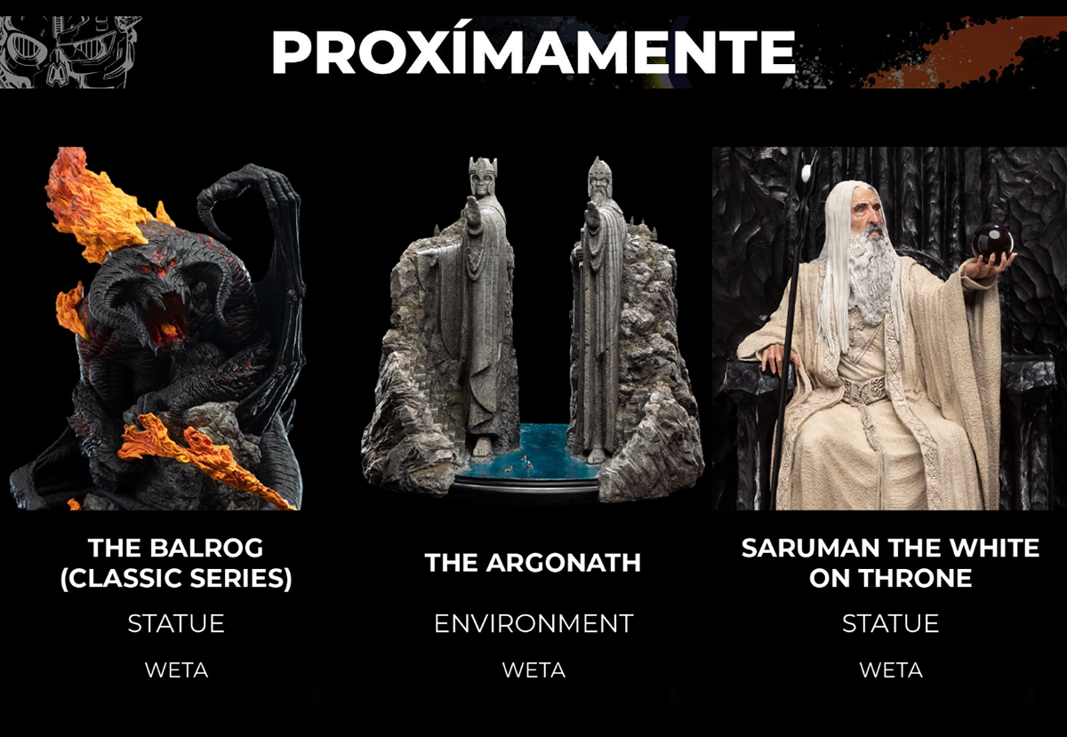 sauron statue collectible the lord of the rings newsletter Email Design