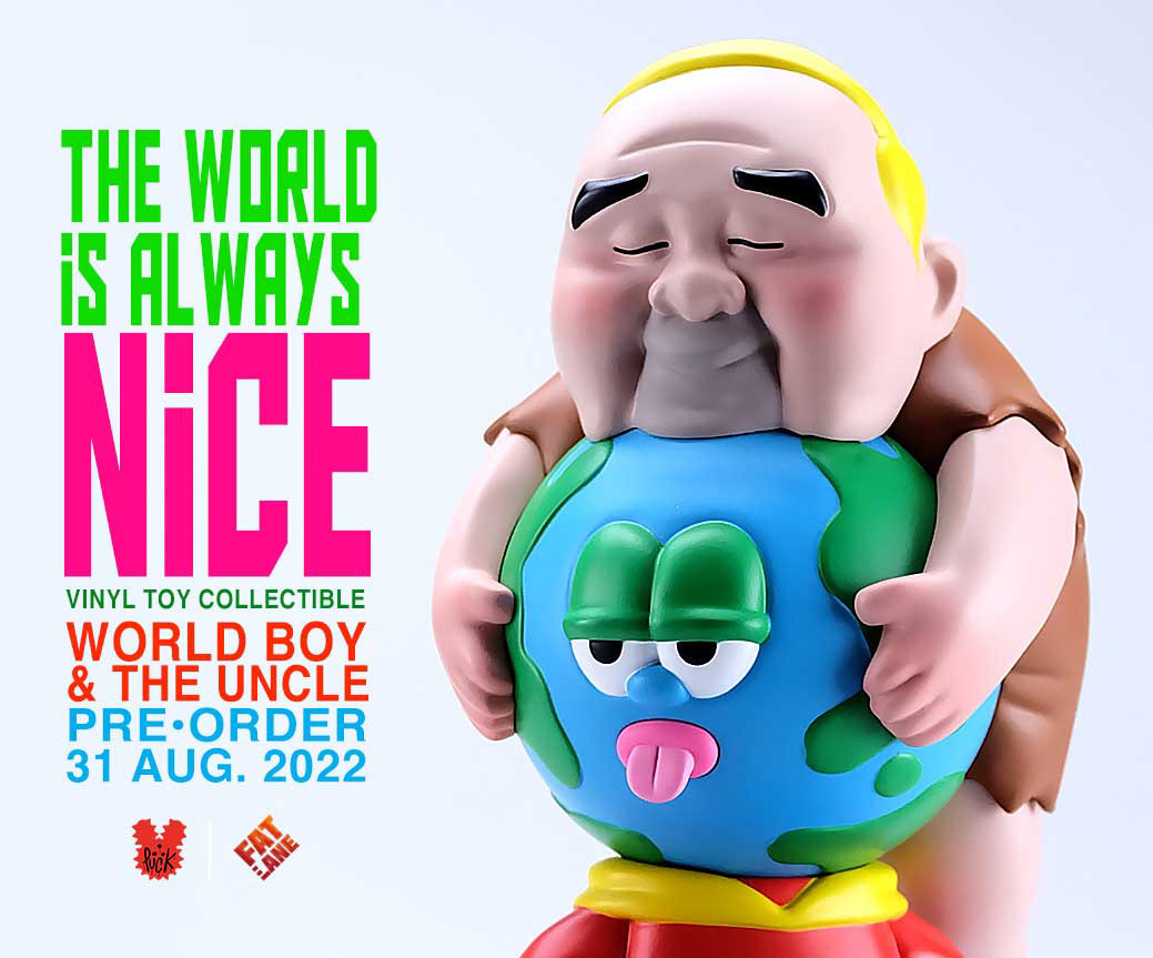 3puck art toy Character design fat lane puck toy world WORLD BOY
