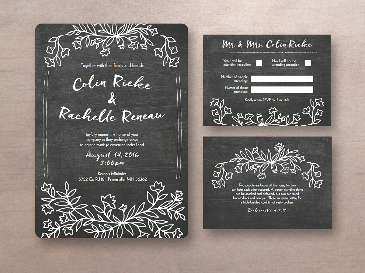 wedding invitations cards wedding design typography   Chalkboard lumberjack bridal wedding guest book