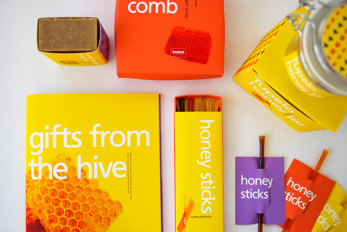 swiss colorful identity redesign product Packaging Poster series jar honey Catalogue