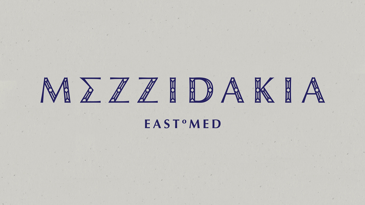 Adobe Portfolio typography   greek restaurant mediterranean east brand logo Logo Design brand identity