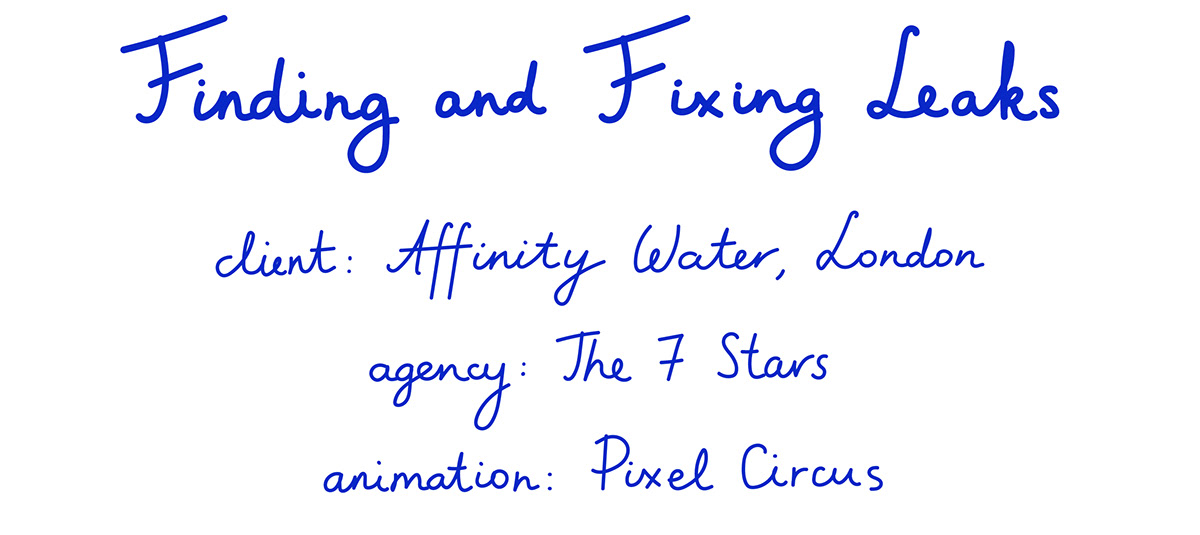 Advertising  animation  blue cartoon Character design  ILLUSTRATION  motion tv water