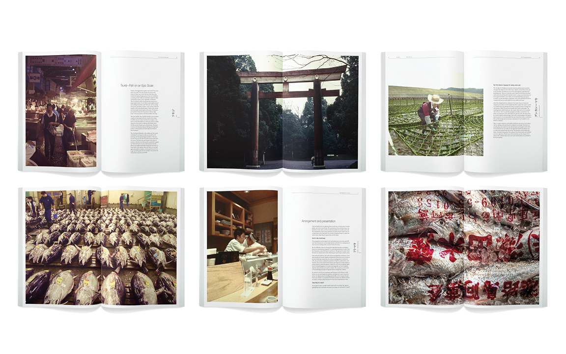 editorial print book Sushi japan
