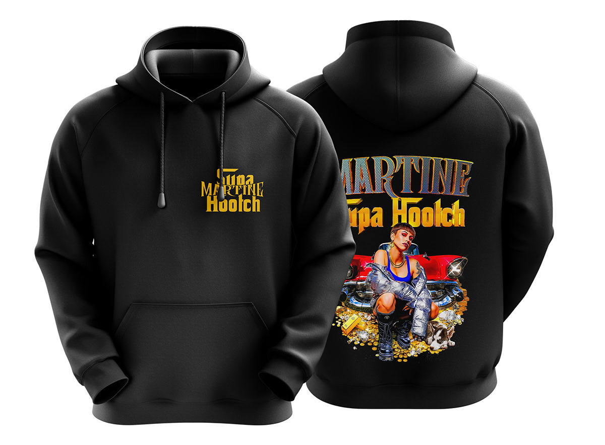 hoodie martine Supa Hootch tshirt