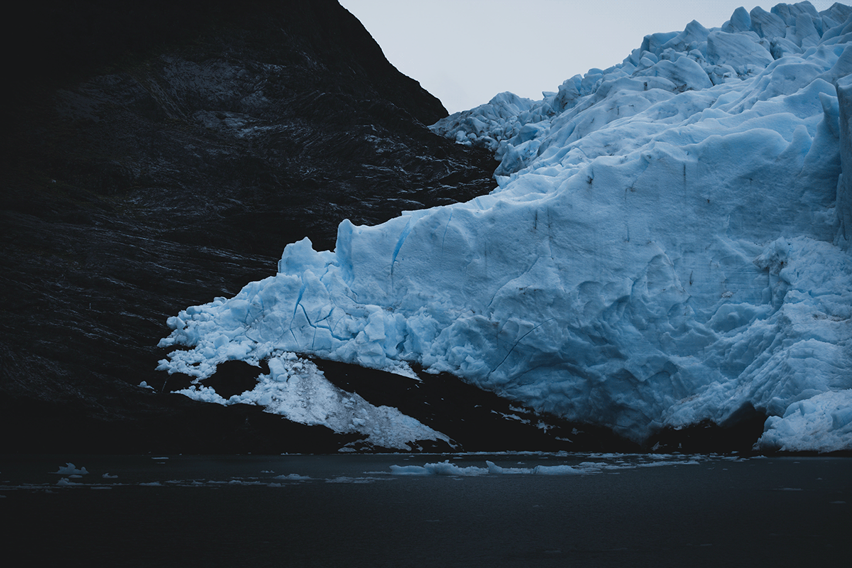 ice blue iceberg Landscape Antartic patagonia climate expedition fine art texture