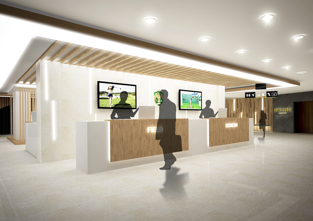 Interior cafe 3D
