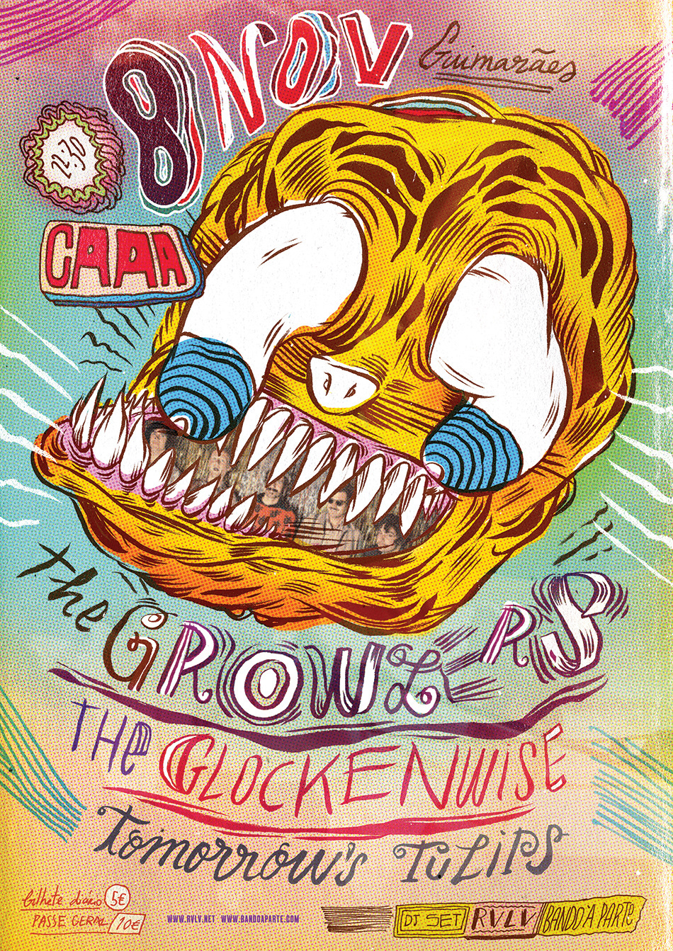 music poster Growlers punk