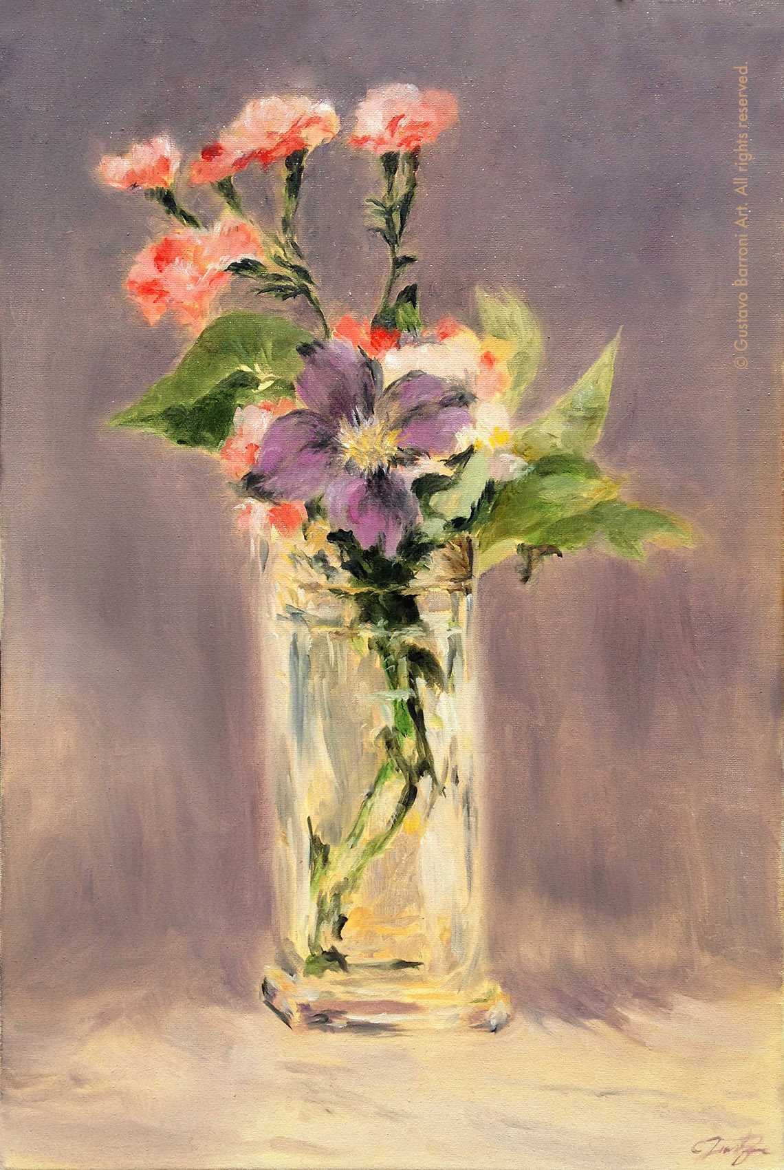 duran John Constable john singer sargent Manet Flowers canvas Oils color Volume Practice time