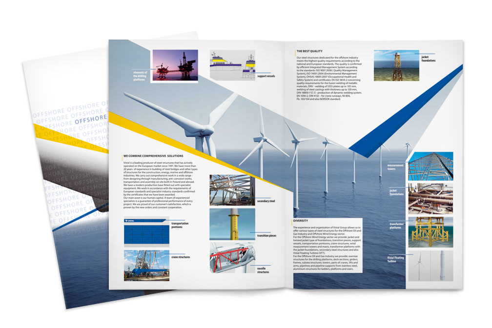 folder  brochure  bridge STAL  offshore  construction