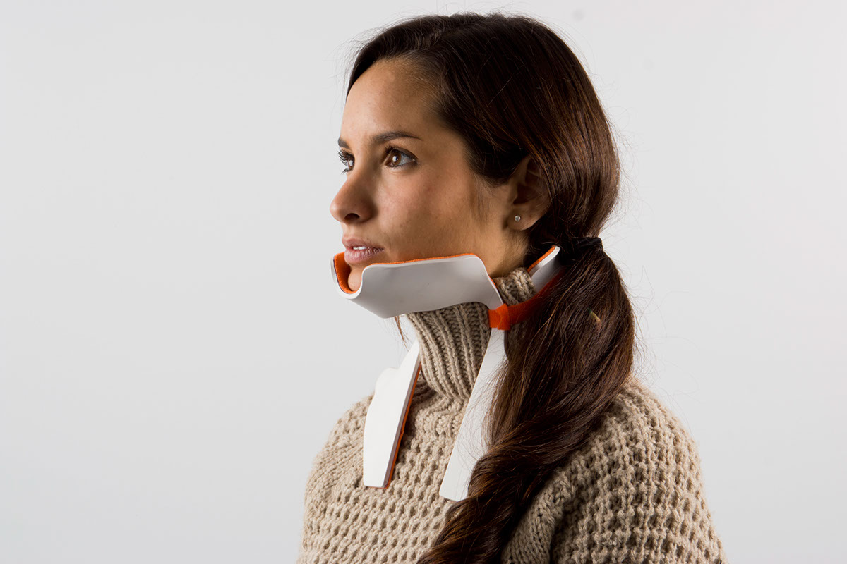 sophie cervical collar Health support medical industrial design product lifestyle accesibility