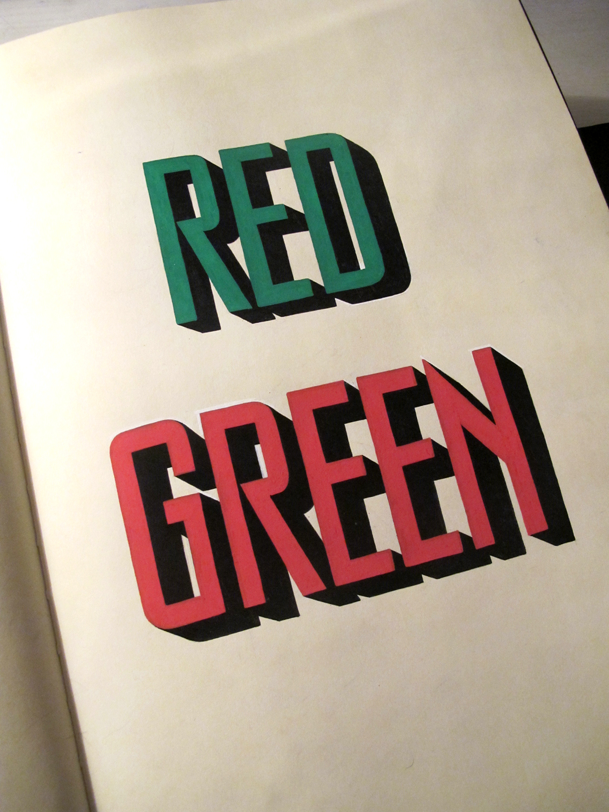 Posca sketchbook typography by hand quote Marker frisso   Handlettering