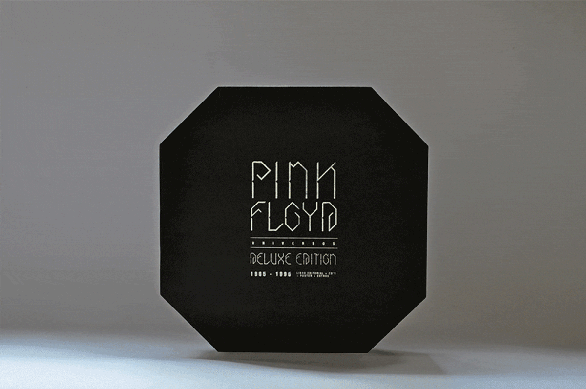 diseño gráfico Pack edicion de lujo deluxe edition box set tipografia universos pink floyd cd florencia suárez alan suárez f/a diseño multidisciplinario fbarraa