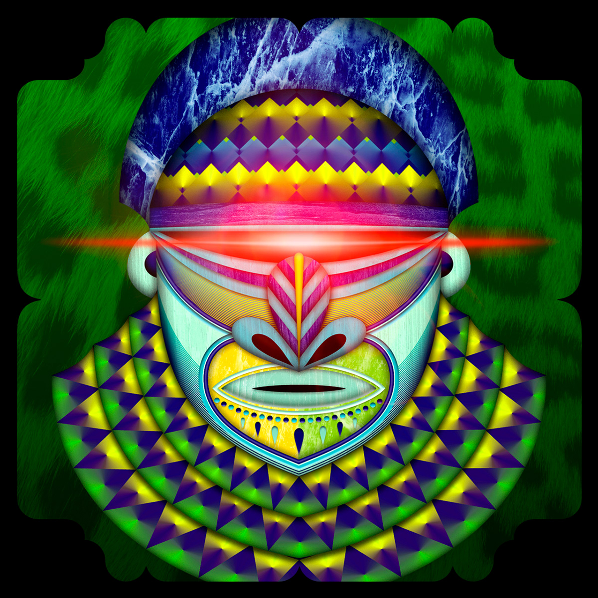 Tropical moombah moombahton bass mask tribe