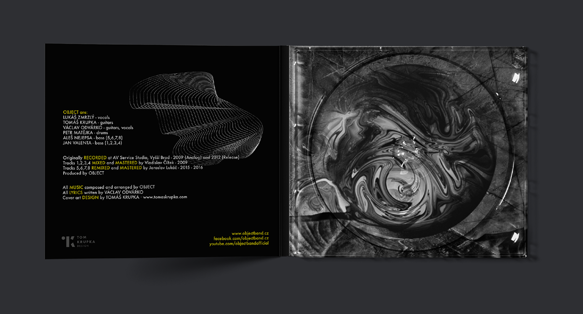 cd digipack cover metal band Digital Art  package design graphic design  object