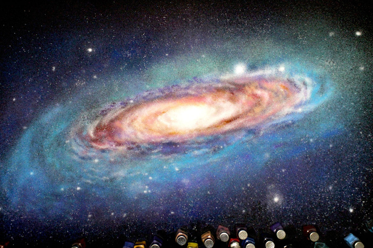 Salt foodart galaxy Space  cosmos stars universe ocad OCADU