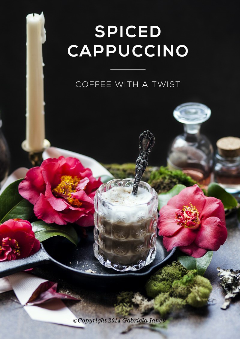 spiced cappuccino food photography food styling
